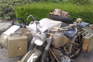 Oldtimertreffen Jever Militärmotorrad