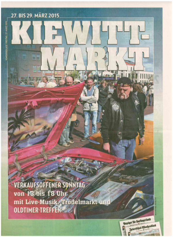 Beilage zum Kiewittmarkt 2015 im Jeverschen Wochenblatt 27.03.2015 - Seite 1 von 3