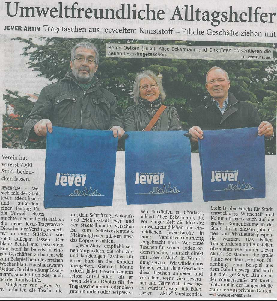 Umweltfreundliche Alltagshelfer - Tragetaschen aus recyceltem Kunststoff